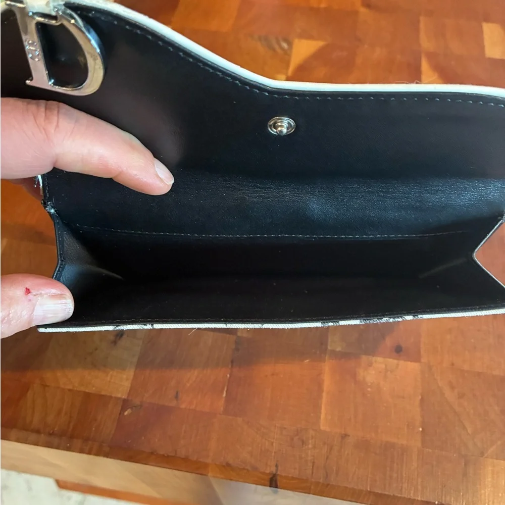 Authentic Christian Dior Galliano Diorissimo Saddle Long Wallet Girly Collection